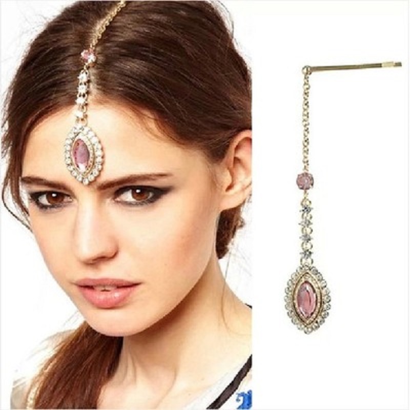Ethnic Fashion India - Boho Ethnic Indian Women Hair Jewelry