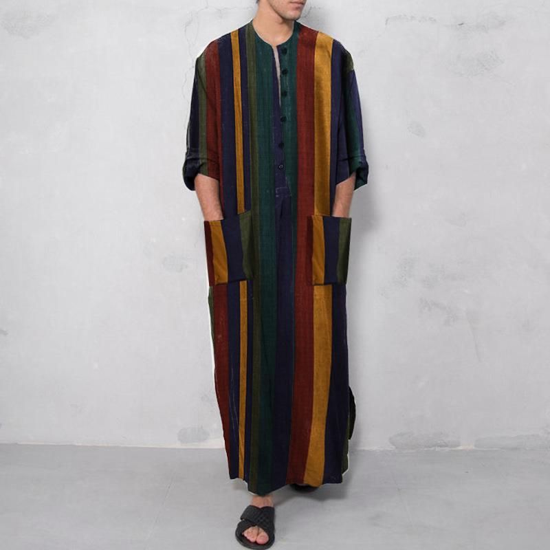 Ethnic Wear Men'S Fashion - Printed Long Mens Shirt with a