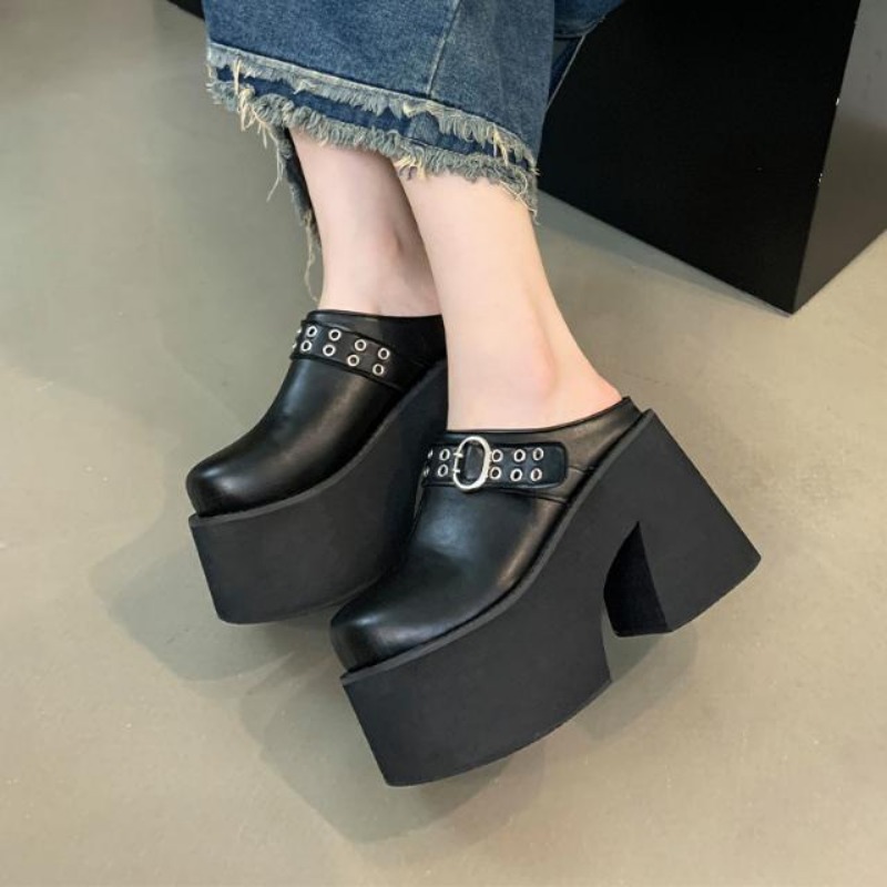 Ethnic Fashion For Ladies - 11cm PU Leather Flats Women Fashion