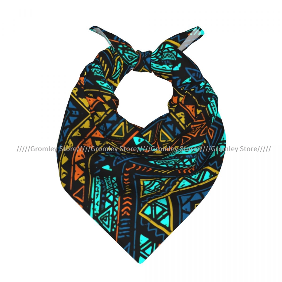 Ethnic Chic Fashion - Boho Chic Ethnic Aztec Square Scarf