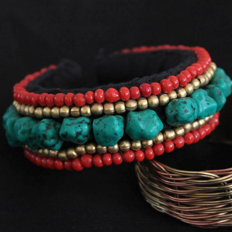 Tibetan Ethnic Handmade Bangle - Ethnic Fashion Com review and price
