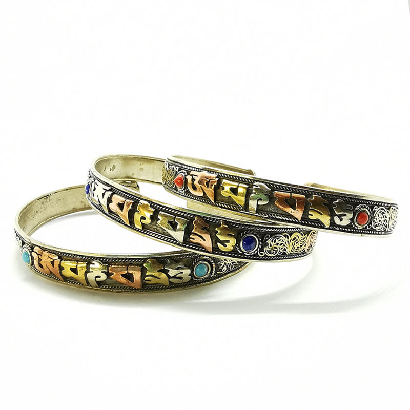 Tibetan Mantras Amulet Open Cu - Ethnic Fashion Com review and price