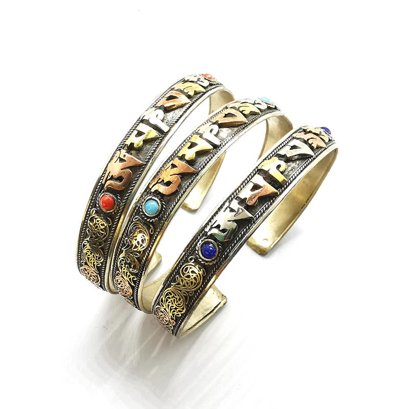 Tibetan Mantras Amulet Open Cu - Ethnic Fashion Com review and price