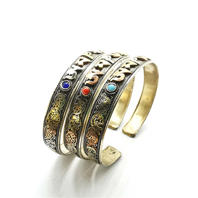Tibetan Mantras Amulet Open Cu - Ethnic Fashion Com review and price