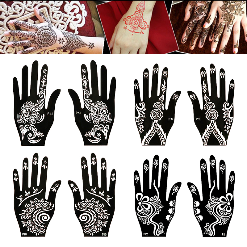 2pcs Henna Tattoo Stencils Tem - Ethnic Fashion India review and price