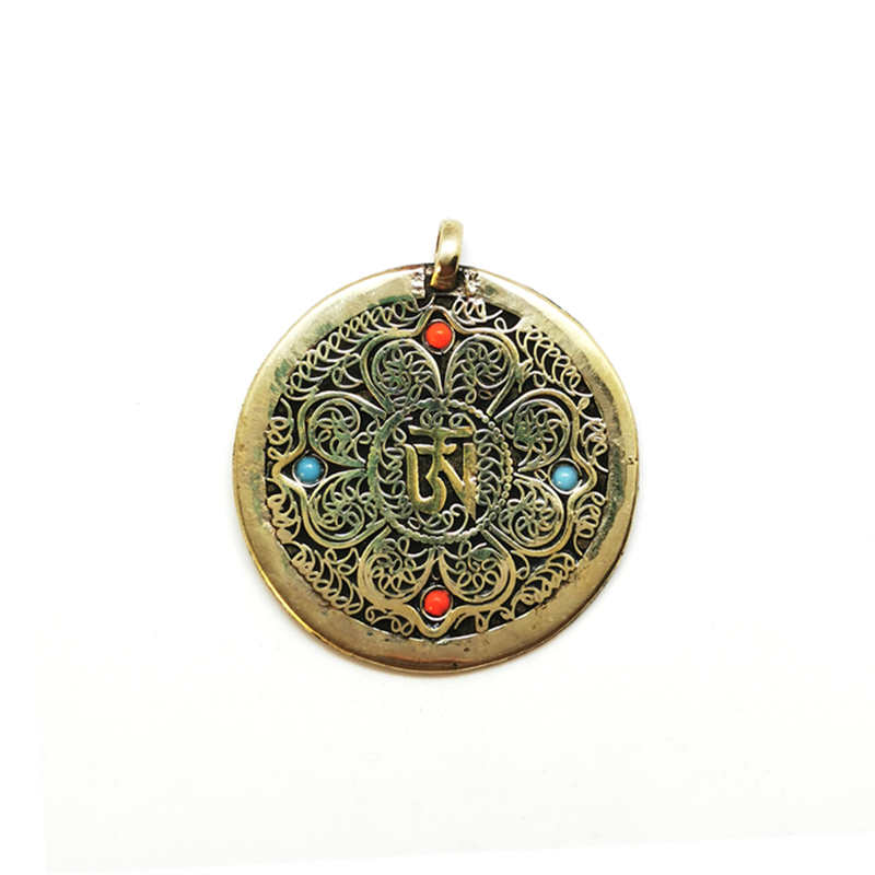 Tibetan OM Mantras Amulet Copp - Ethnic Fashion Com review and price
