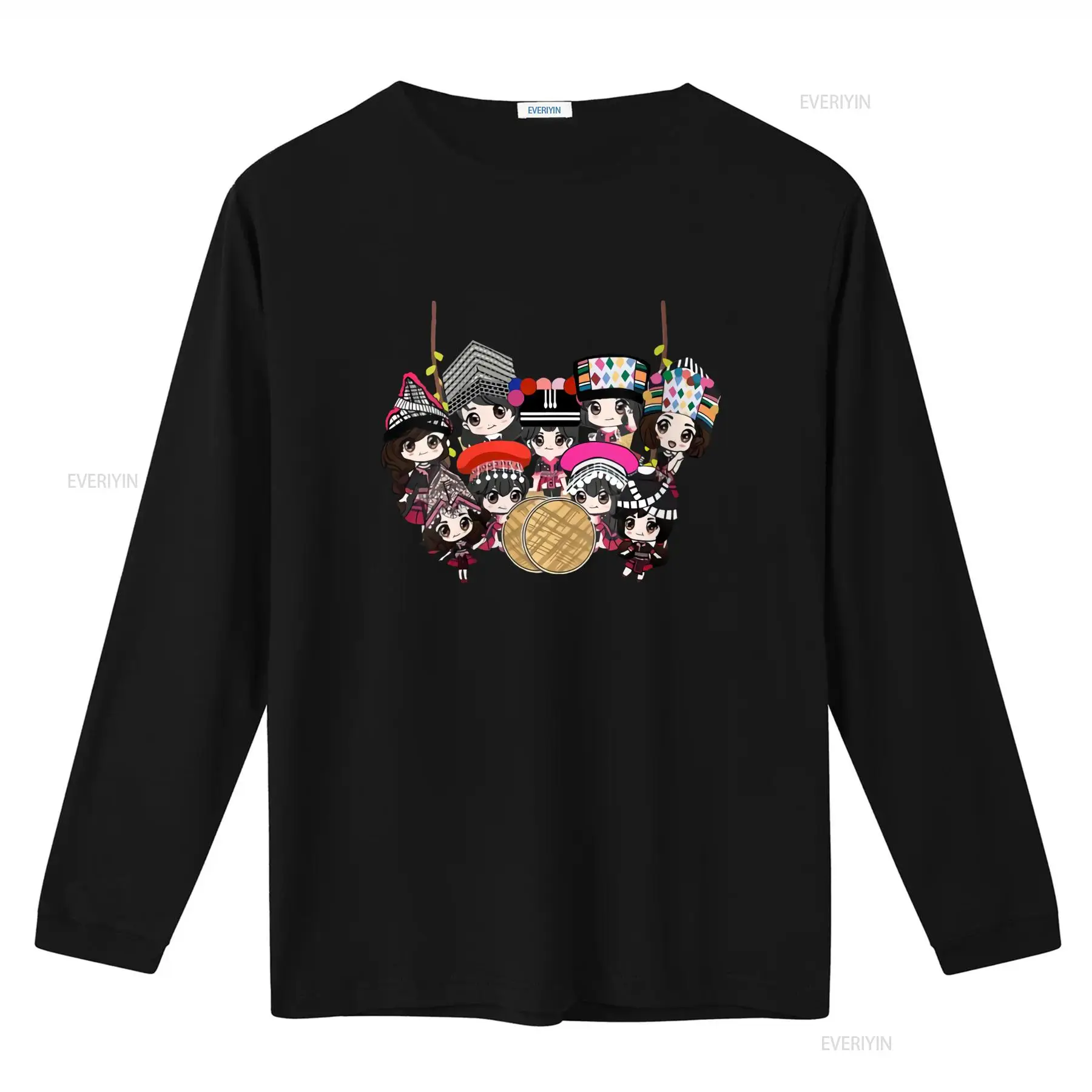 9 Hmong Girls Cartoon Print T  - Ethnic Wear Men'S Fashion review and price
