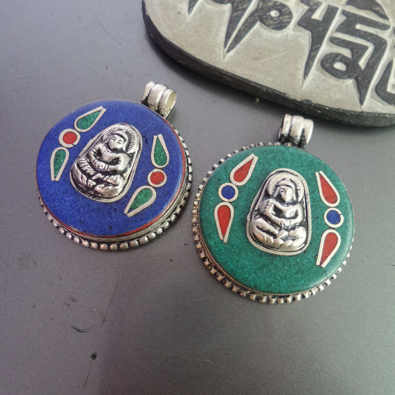 Tibetan Buddha Amulet Pendants - Ethnic Fashion Com review and price