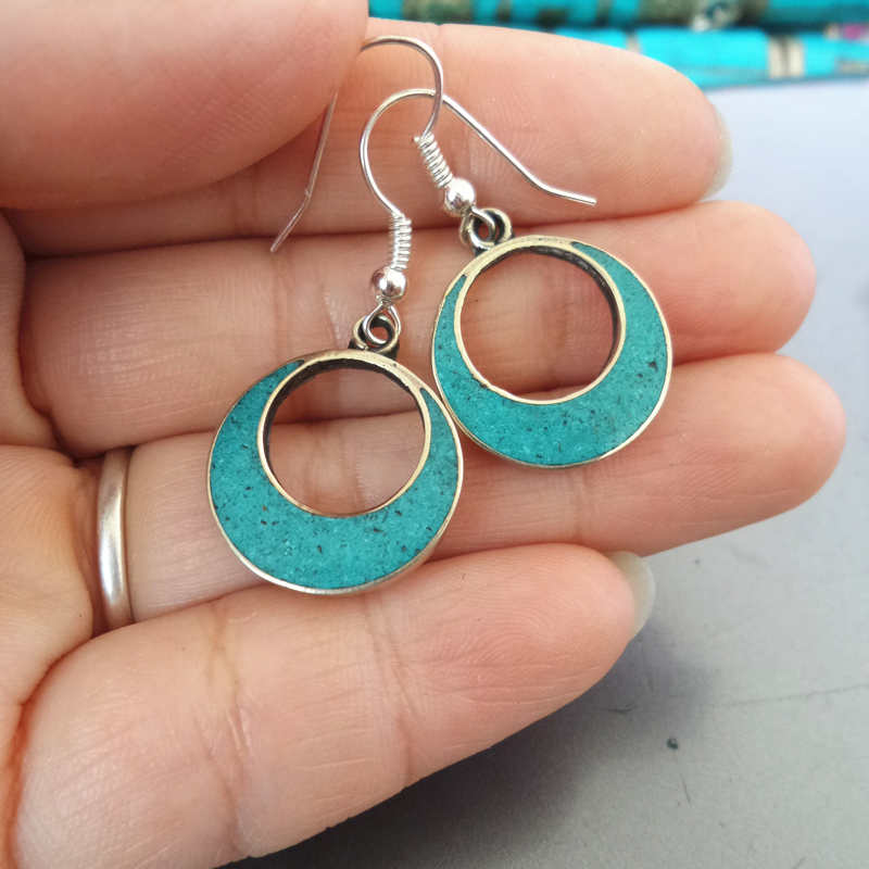 Ethnic Vintage Earring Circle  - Ethnic Fashion Com review and price