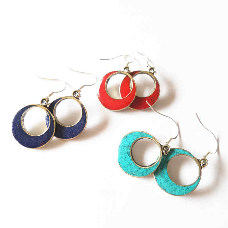 Ethnic Vintage Earring Circle  - Ethnic Fashion Com review and price