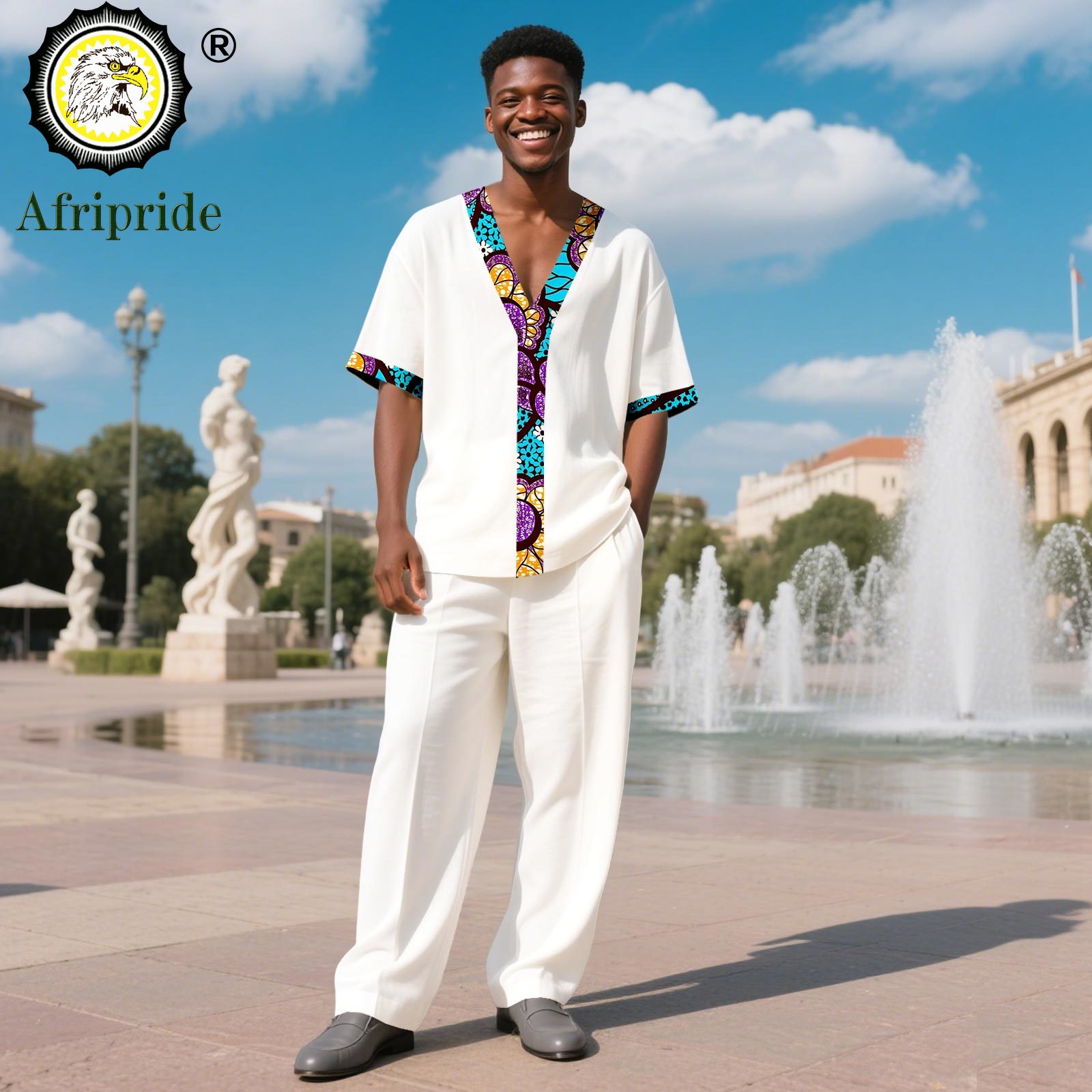 African Suits for Men Tracksui - African Ankara Print review and price