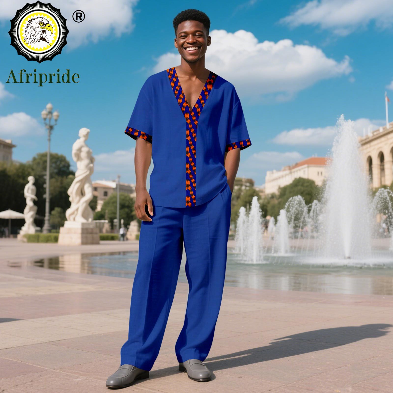 African Suits for Men Tracksui - African Ankara Print review and price