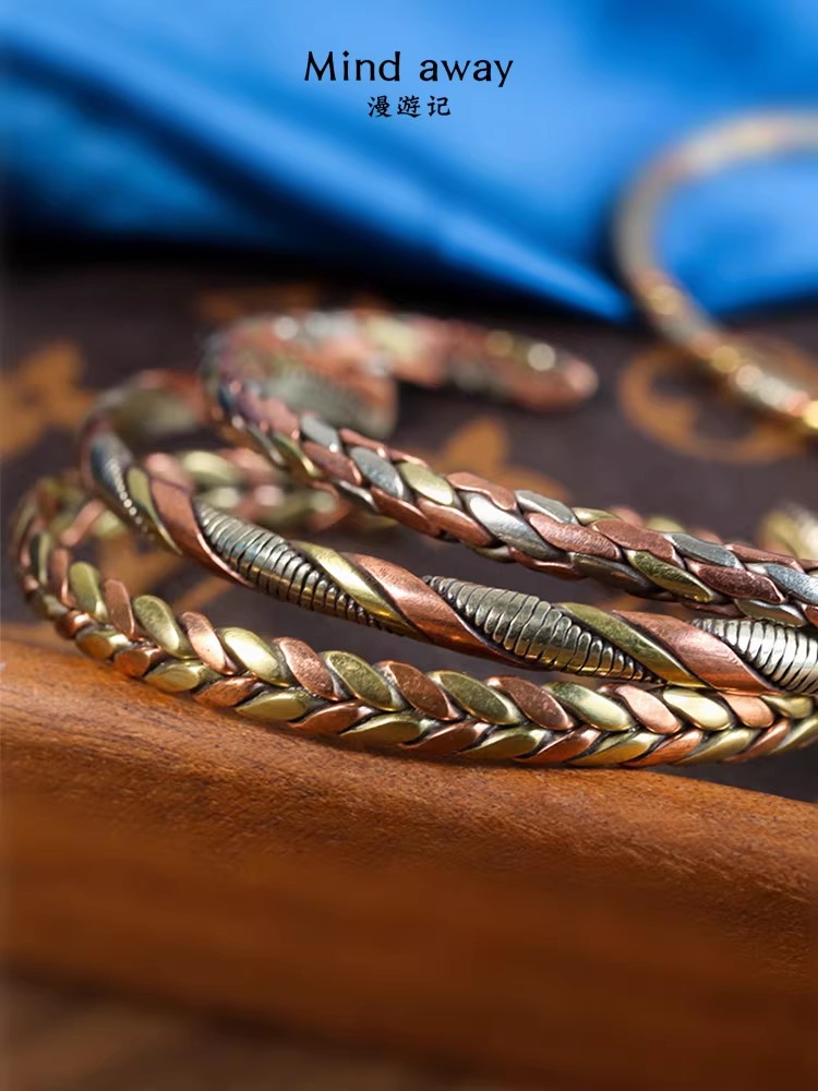Indian Jewelry Red Copper Wrap - Ethnic Fashion Com review and price