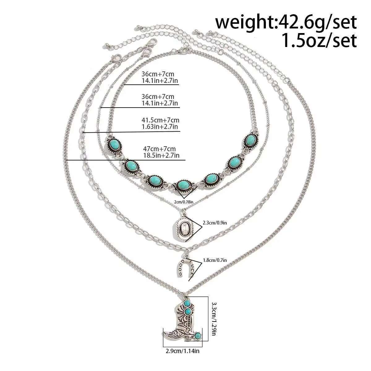 Ingemark 4Pcs/Set Ethnic Blue  - Ethnic Fashion Trends 2025 review and price