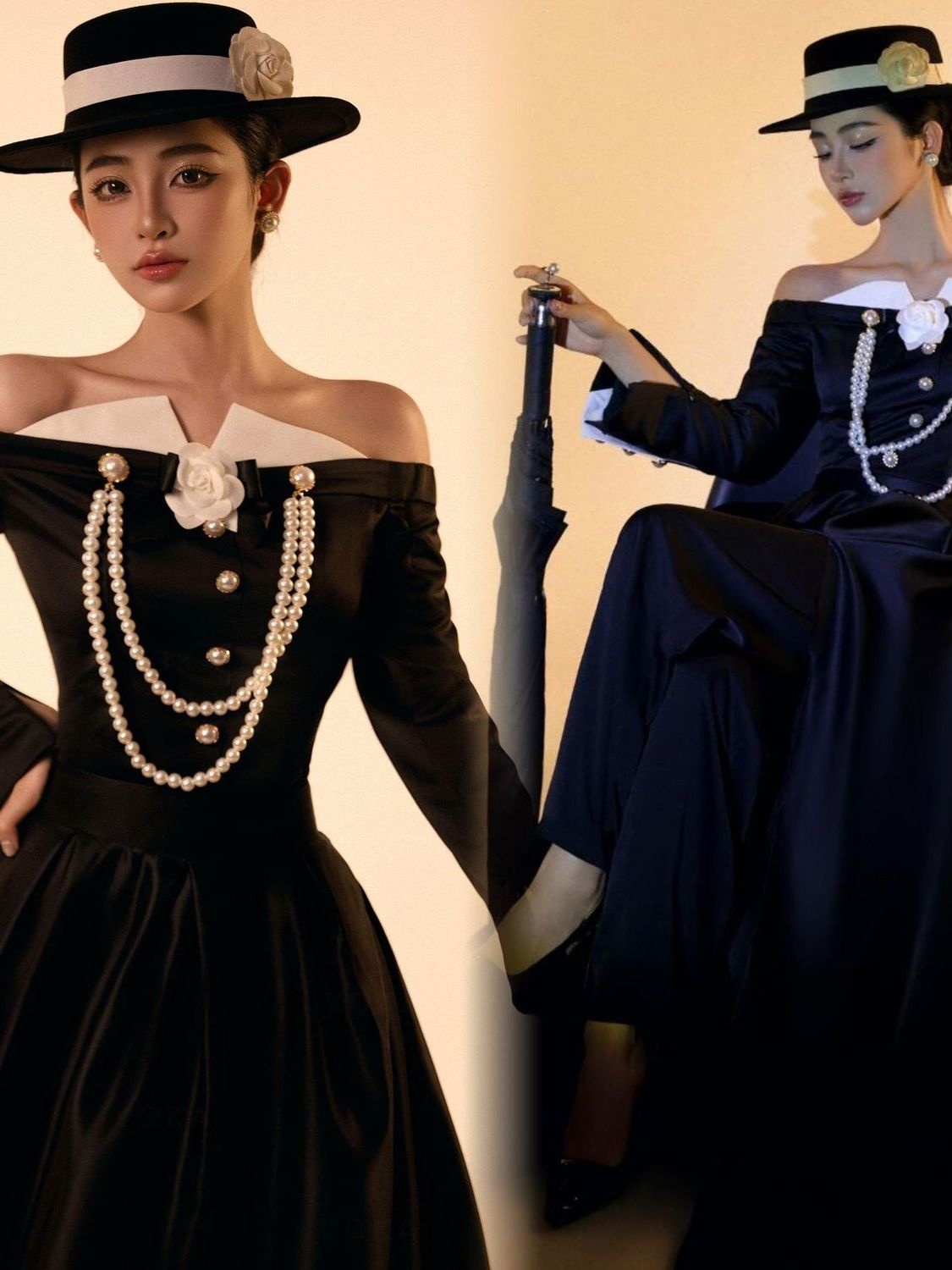 Black Hepburn Vintage Wedding  - Ethnic Fashion Studio review and price