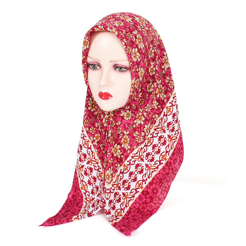 85*85cm Pastoral Style Women H - Ethnic Fashion For Ladies review and price