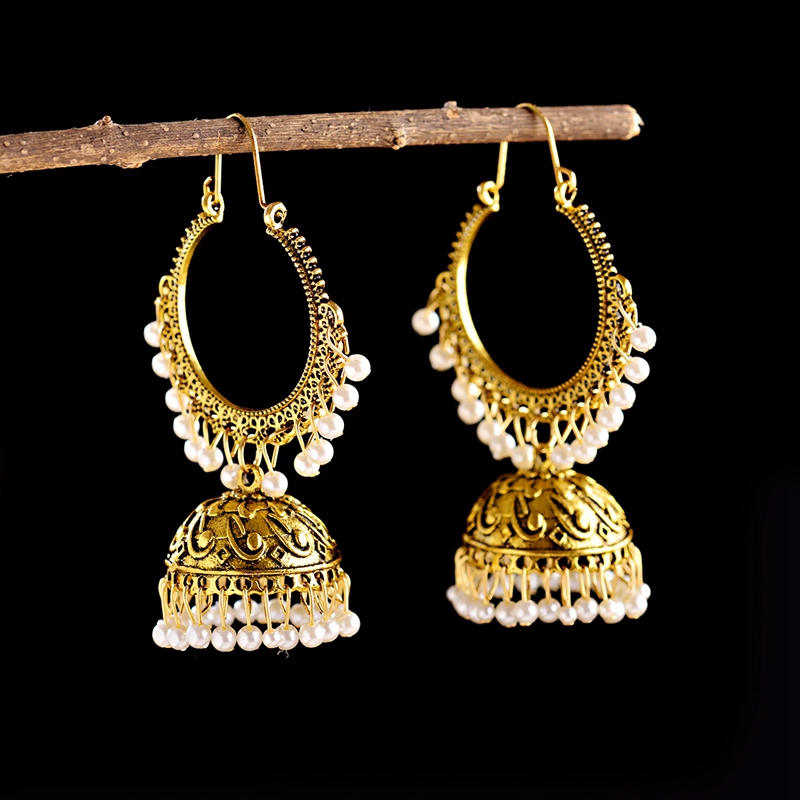 New Indian Jhumka Jewelry for  - Ethnic Fashion India review and price