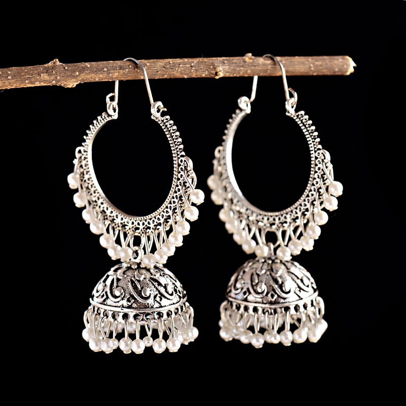 New Indian Jhumka Jewelry for  - Ethnic Fashion India review and price