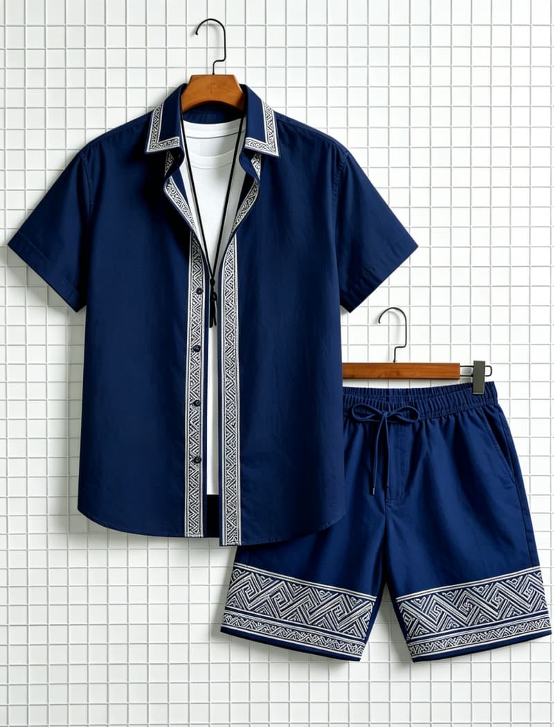 Men's ethnic border printed sh - Ethnic Fashion review and price