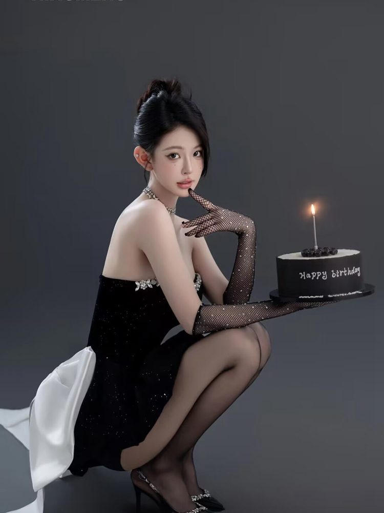 Elegant Black Photography Cost - Ethnic Fashion Studio review and price