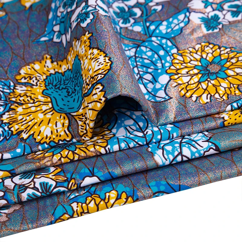 Cotton African Flash Gold Prin - African Ankara Print review and price