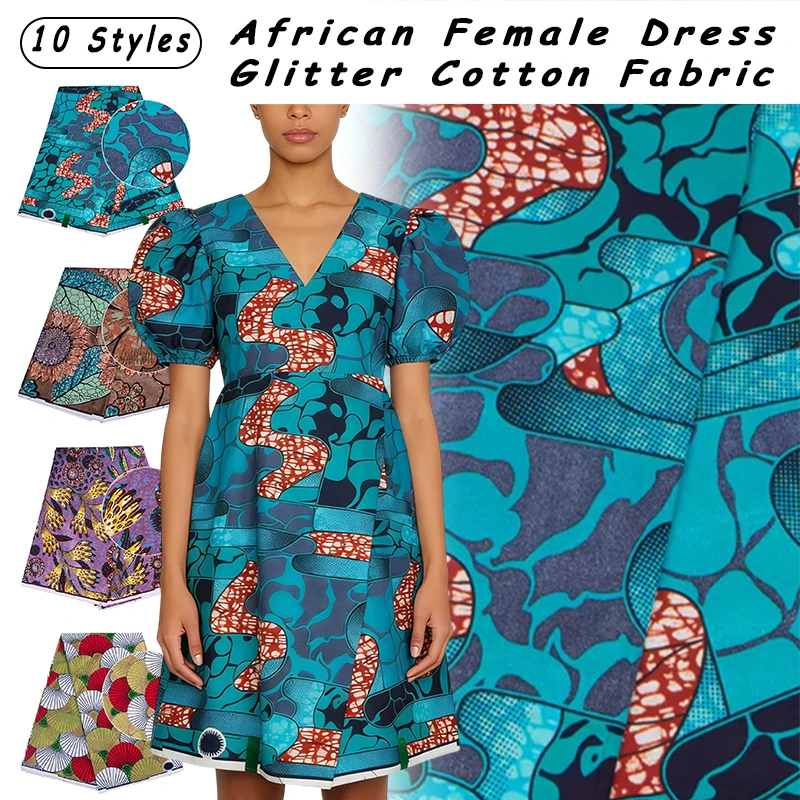 Cotton African Flash Gold Prin - African Ankara Print review and price