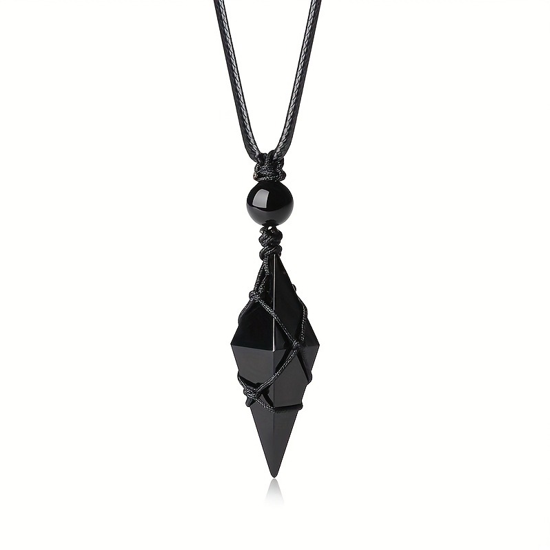 Black Obsidian Arrowhead Cryst - Ethnic Wear Men'S Fashion review and price