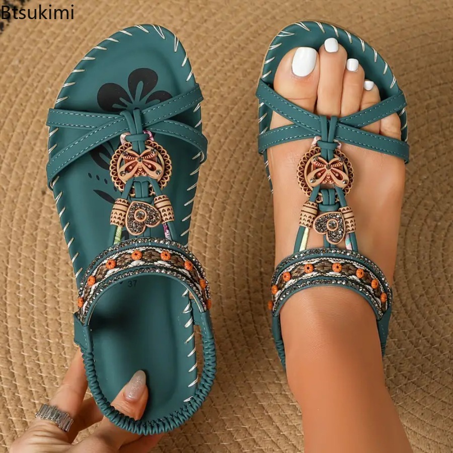 Women Bohemian Sandals Outdoor - Ethnic Fashion review and price