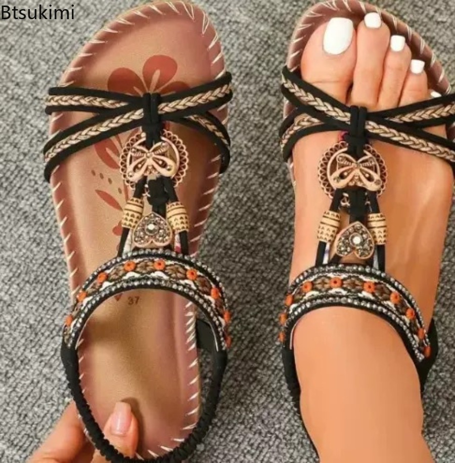 Women Bohemian Sandals Outdoor - Ethnic Fashion review and price