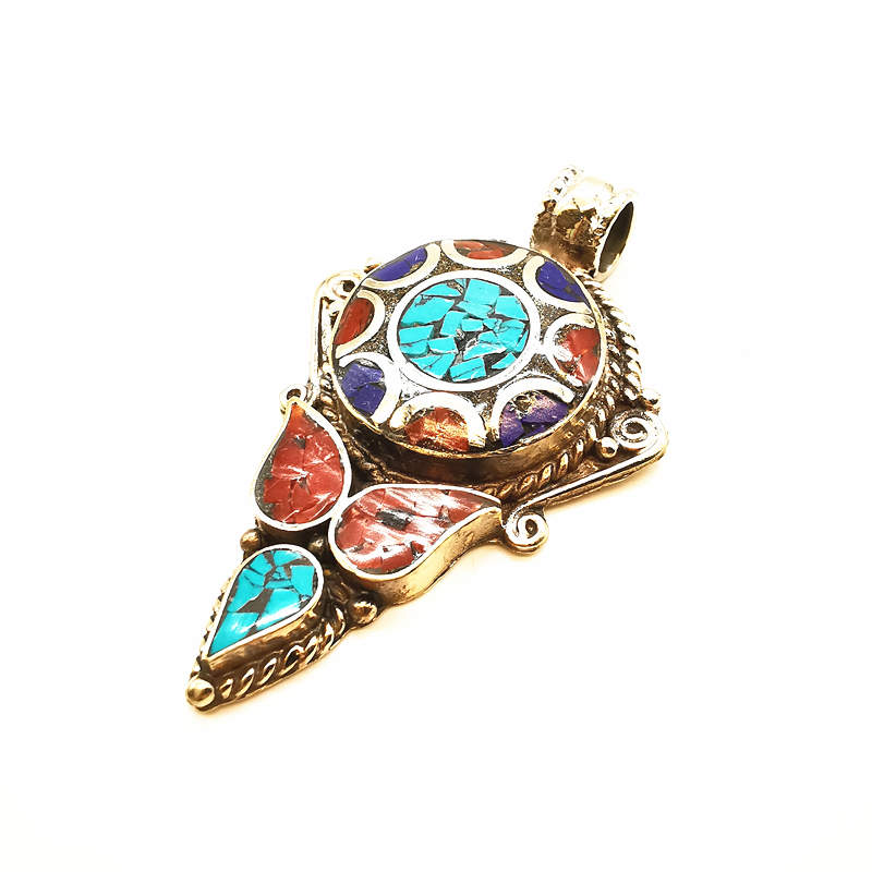 Nepal Hand Vintage Big Pendant - Ethnic Fashion Com review and price
