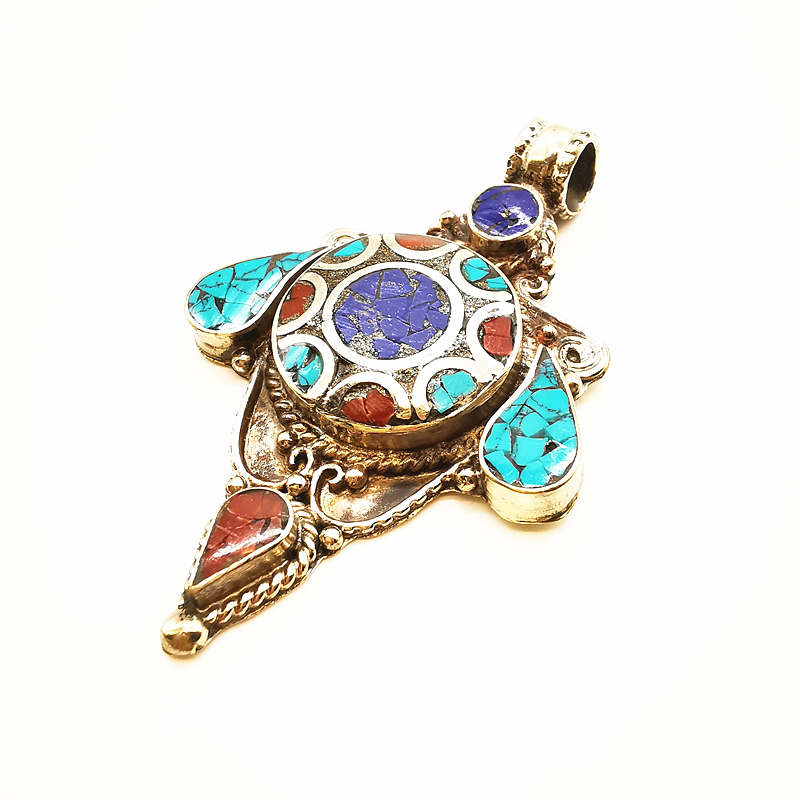 Nepal Hand Vintage Big Pendant - Ethnic Fashion Com review and price