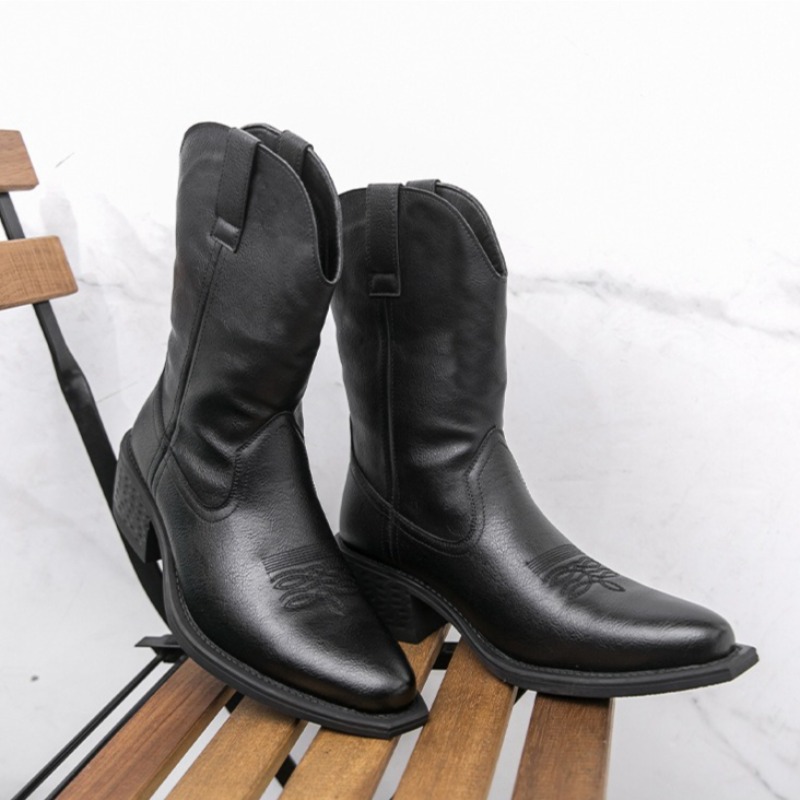 Men Boots Classic Embroidery W - Ethnic Fashion review and price