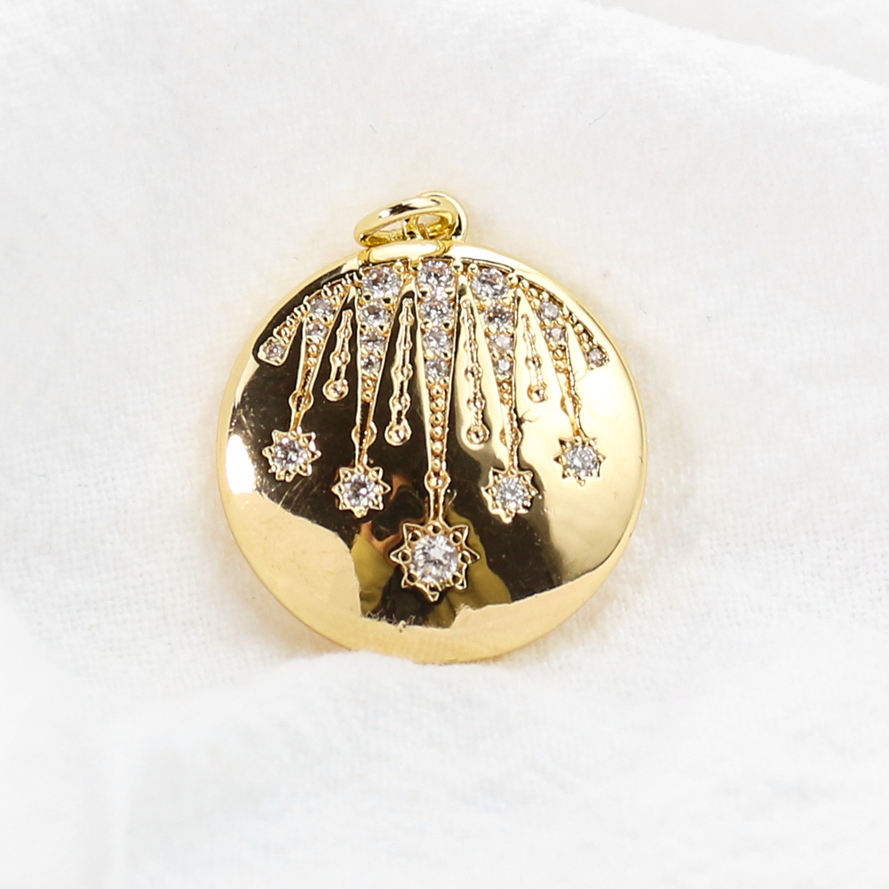 Coin Star Pendant Inlay with Z - Ethnic Fashion Shoot review and price