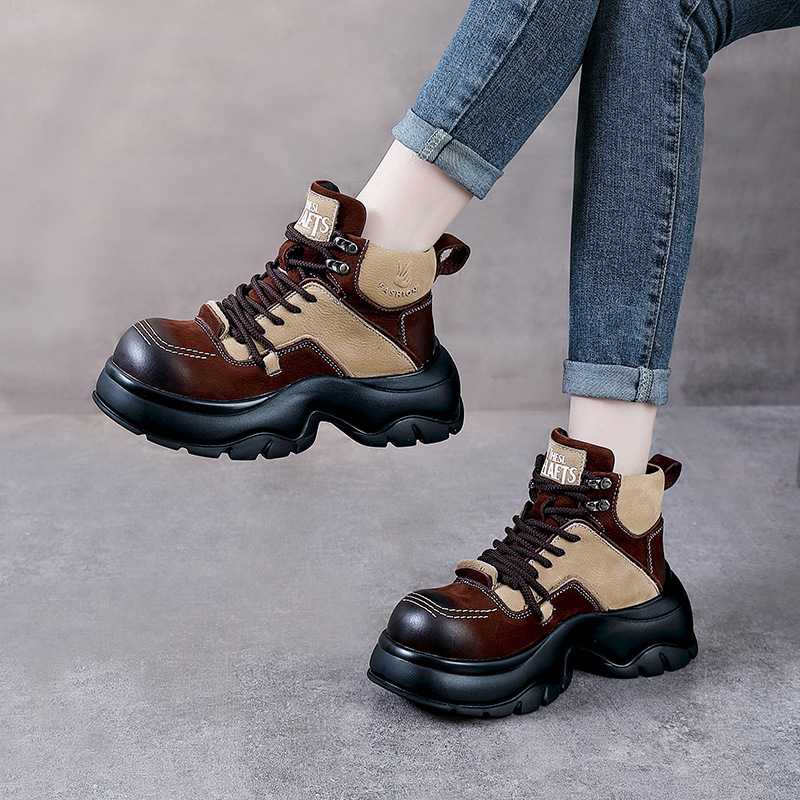 6cm Genuine Leather Wedge Fash - Ethnic Fashion review and price