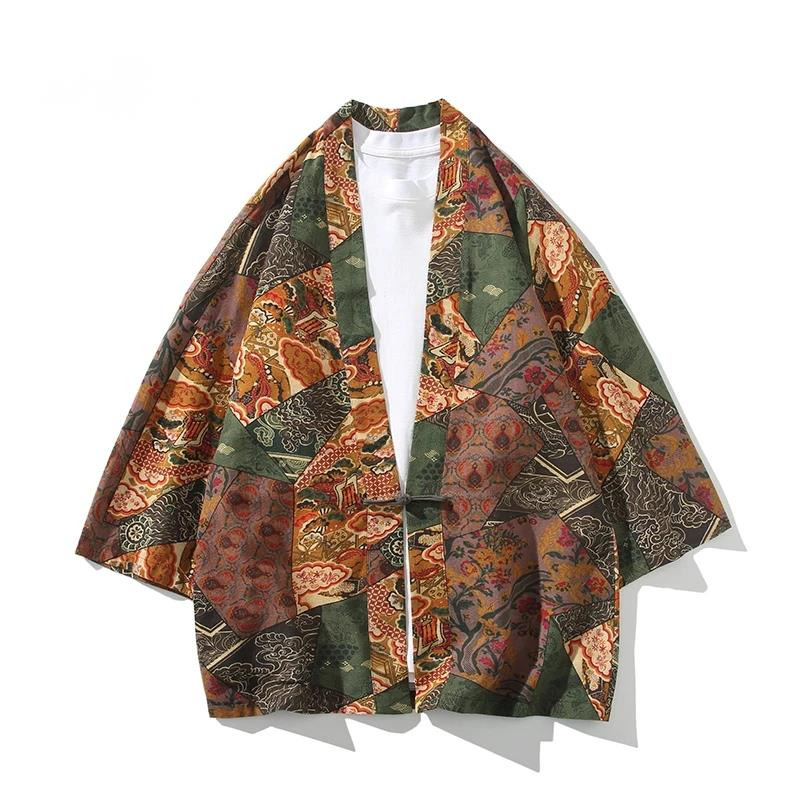 Ethnic Style Print Yukata Men  - Ethnic Fashion review and price