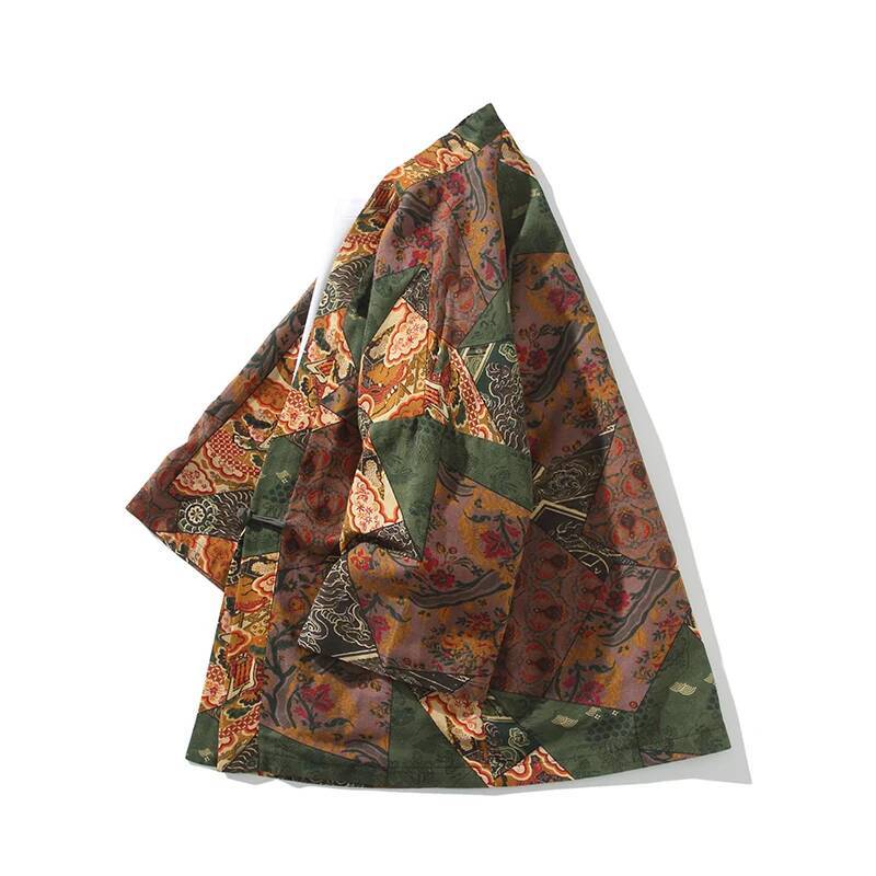 Ethnic Style Print Yukata Men  - Ethnic Fashion review and price